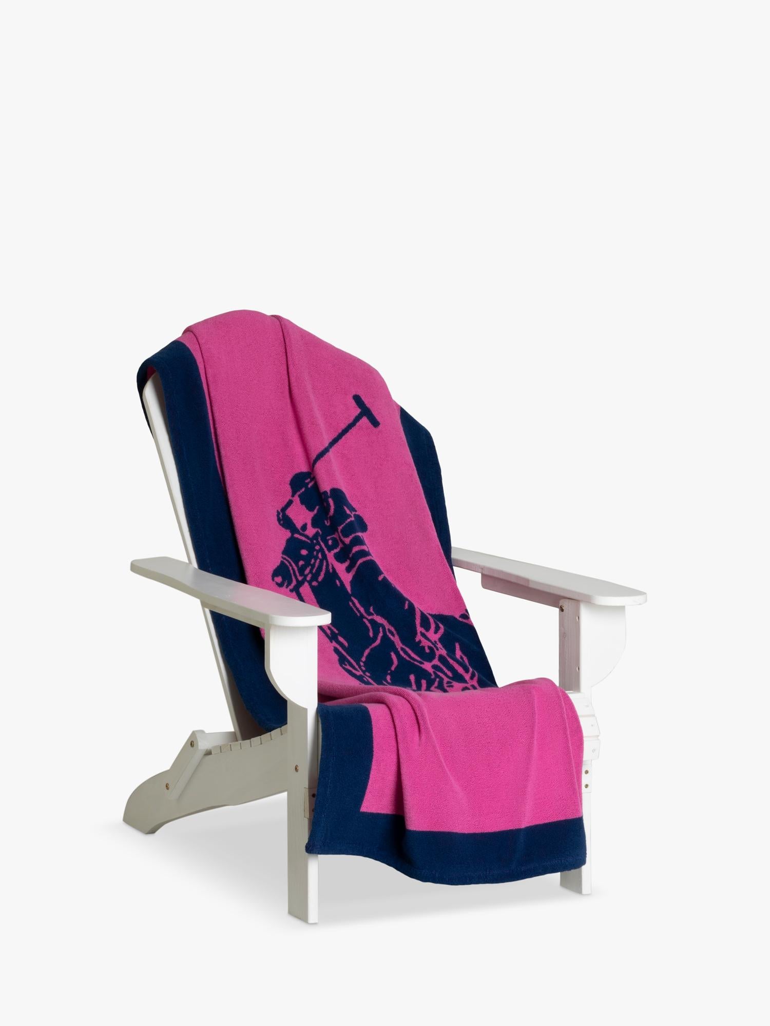Ralph Lauren beach towel Polo Pony jacquard 100x170cm (British brand)
