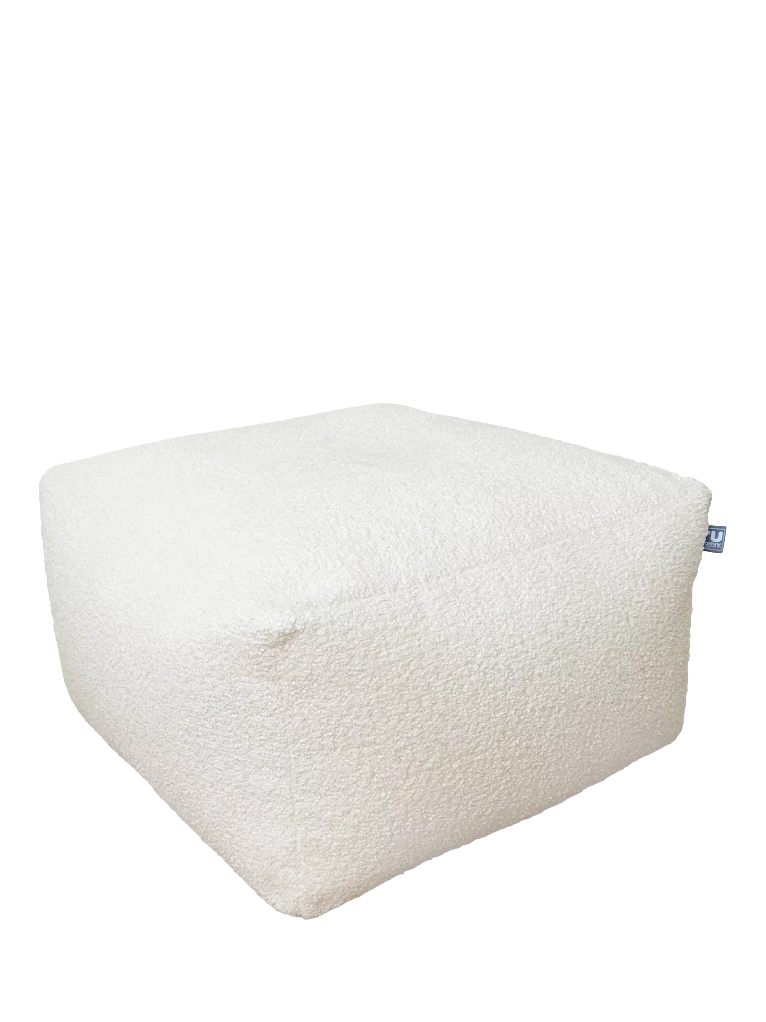 rucomfy cream Ottoman Beanbag, imported from the UK