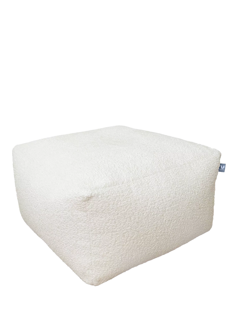 rucomfy cream Ottoman Beanbag, imported from the UK