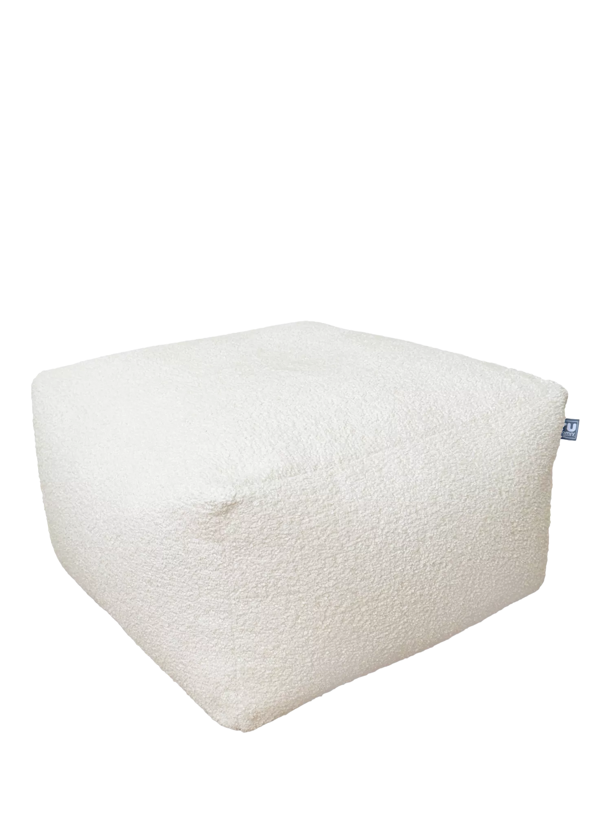 rucomfy cream Ottoman Beanbag, imported from the UK