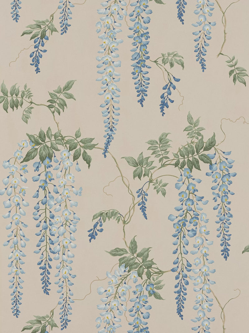 Colefax and Fowler Seraphina Wallpaper, Blue/Green