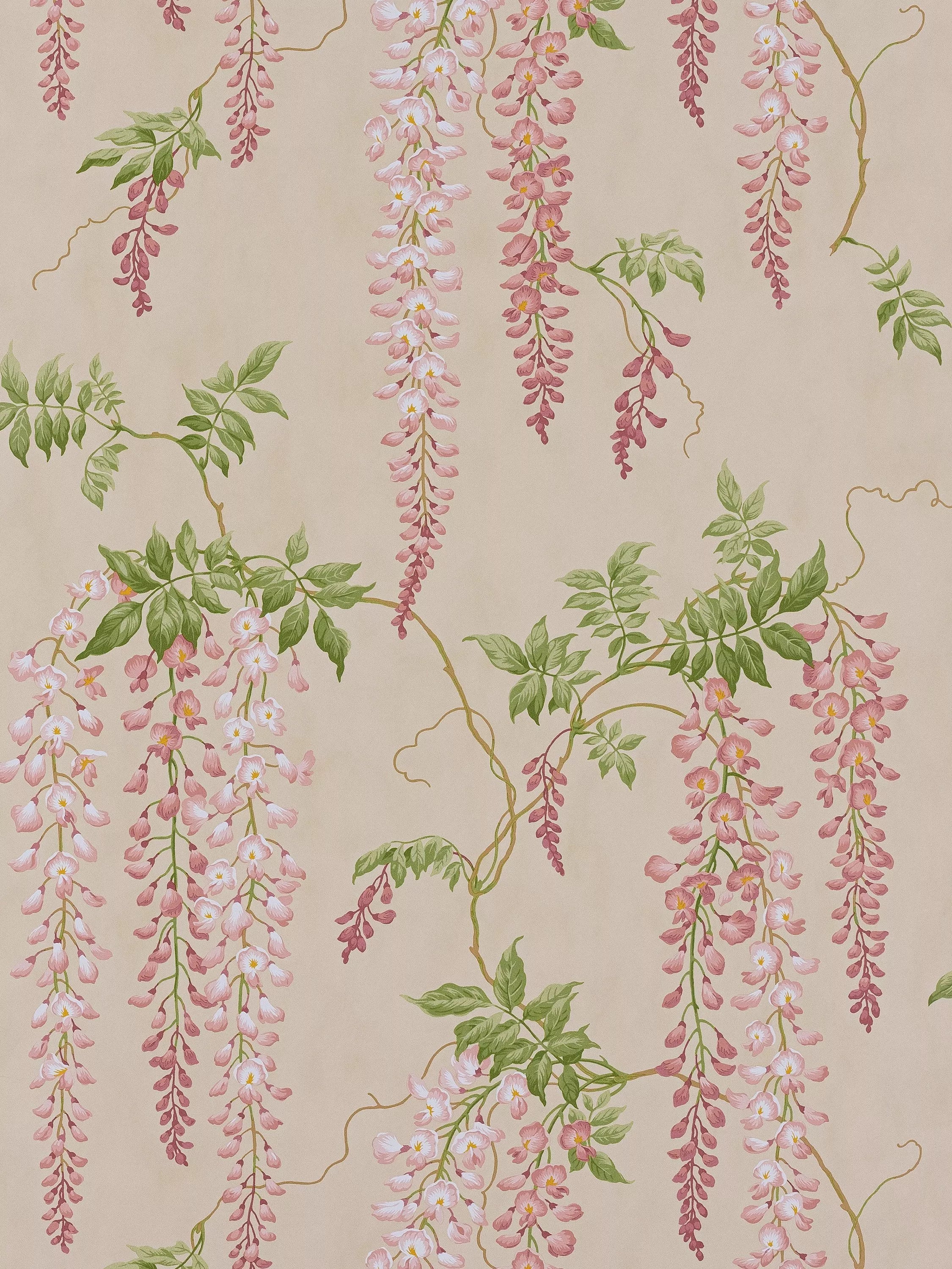Colefax and Fowler Seraphina Wallpaper, Pink
