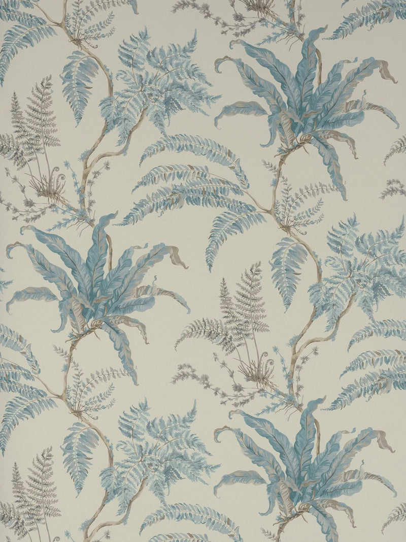 Colefax & Fowler Woodfern fern pattern wallpaper, UK version