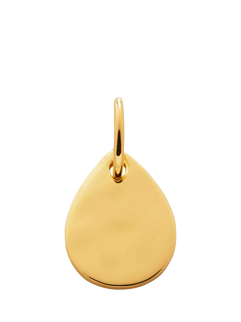 Monica Vinader Ziggy pendant gold plated sterling silver (British brand)