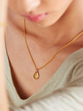 Monica Vinader Ziggy pendant gold plated sterling silver (British brand)