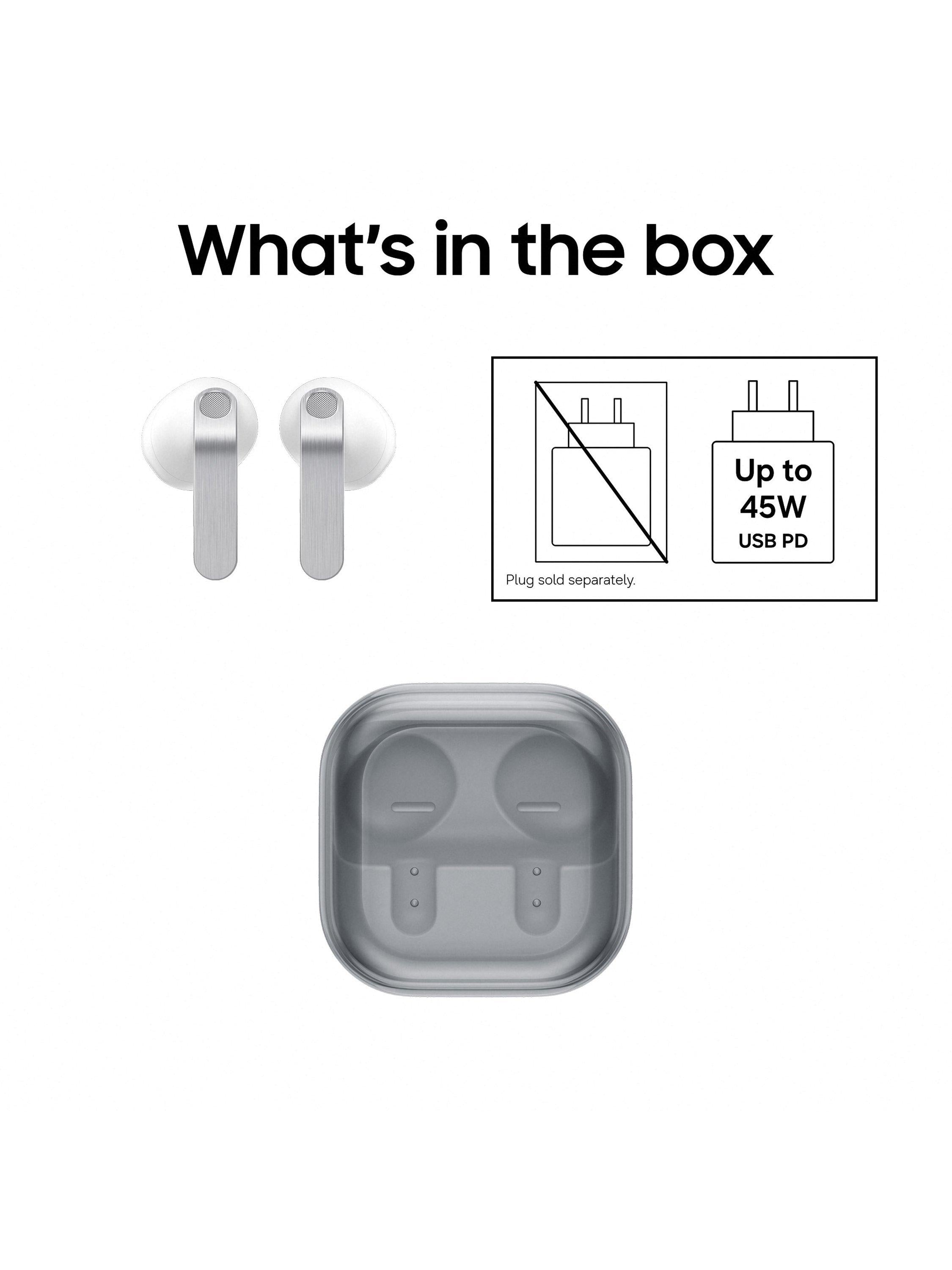 Samsung Galaxy Buds4 true wireless earbuds with ANC (British brand)