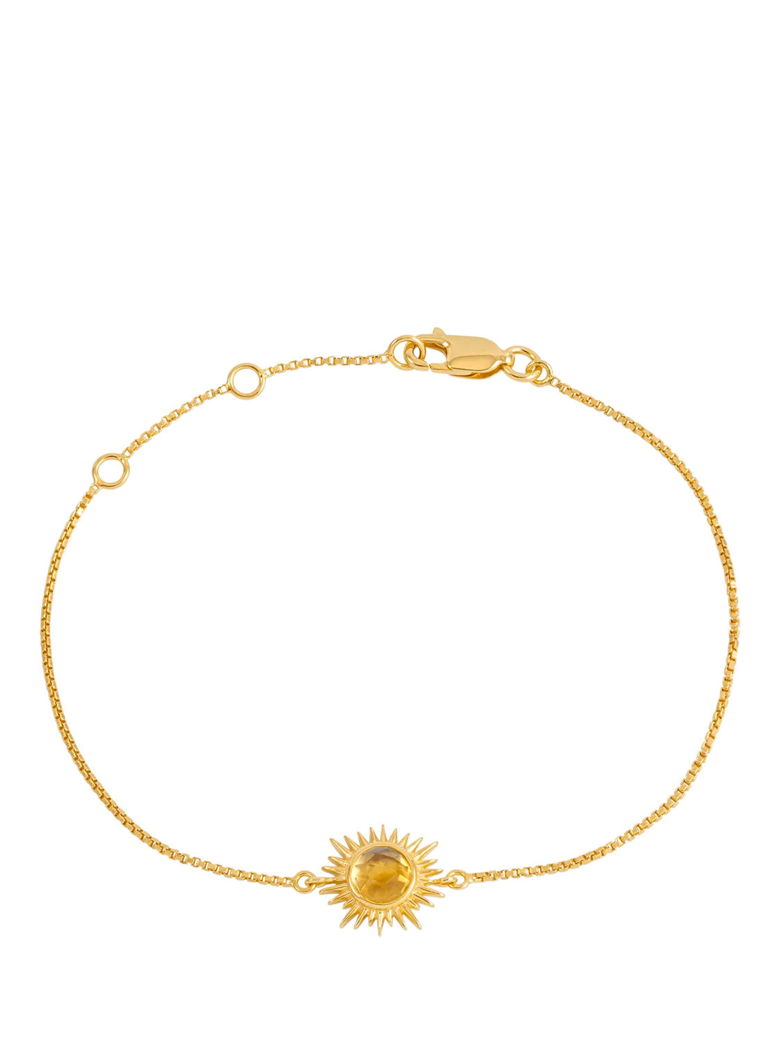 Rachel Jackson London citrine sunshine bracelet gold - British product