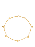 Rachel Jackson London Dreamcatcher Bird Choker Bracelet in Gold, UK version