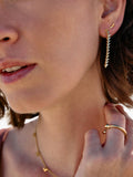 Rachel Jackson London Dreamcatcher Earrings in recycled sterling silver (British brand)