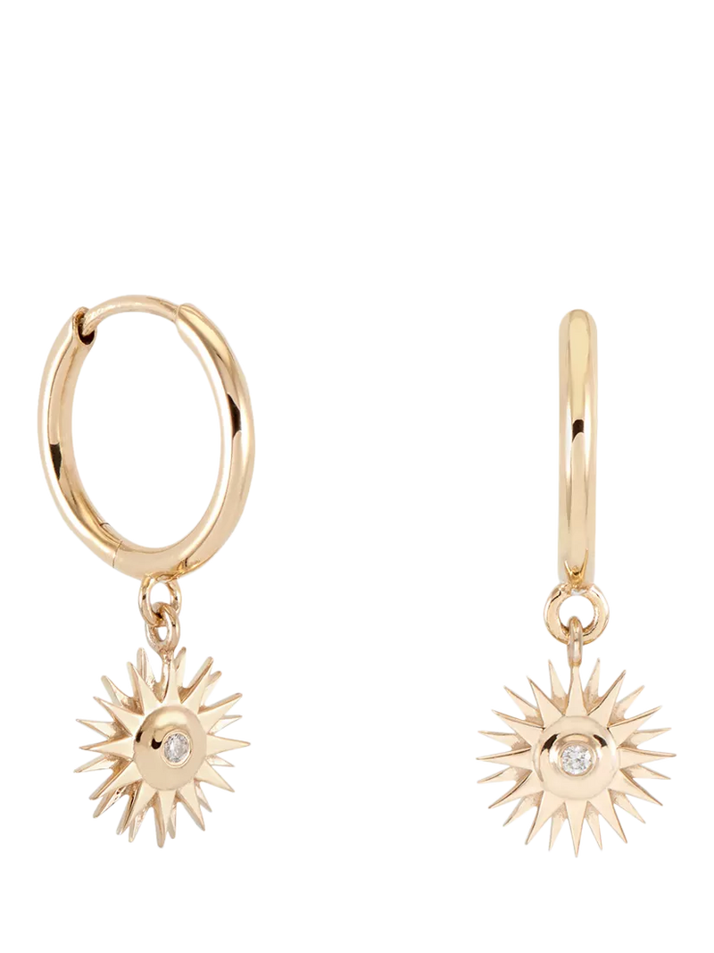 Rachel Jackson London Electric Goddess huggie hoop earrings (British brand)