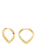 Rachel Jackson London mini hoop earrings white sapphire 16.5mm, UK version
