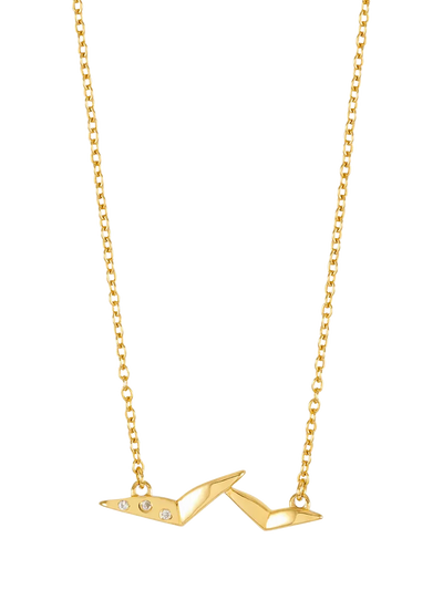 John Lewis Rachel Jackson London Dreamcatcher Bird Necklace, Gold- Buy online at McGrocer