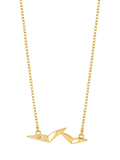 Rachel Jackson London Dreamcatcher Bird Necklace gold, imported from the UK