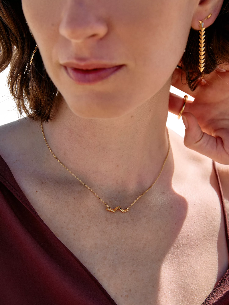 Rachel Jackson London Dreamcatcher Bird Necklace gold, imported from the UK