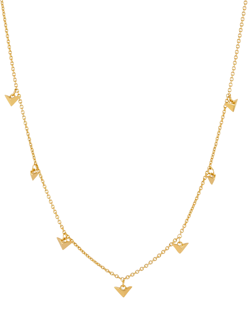Rachel Jackson London dreamcatcher bird choker necklace gold, imported from the UK