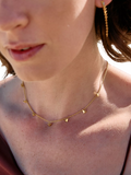 Rachel Jackson London dreamcatcher bird choker necklace gold, imported from the UK
