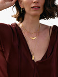 Rachel Jackson Dreamcatcher Celestial Bird Necklace gold, UK version