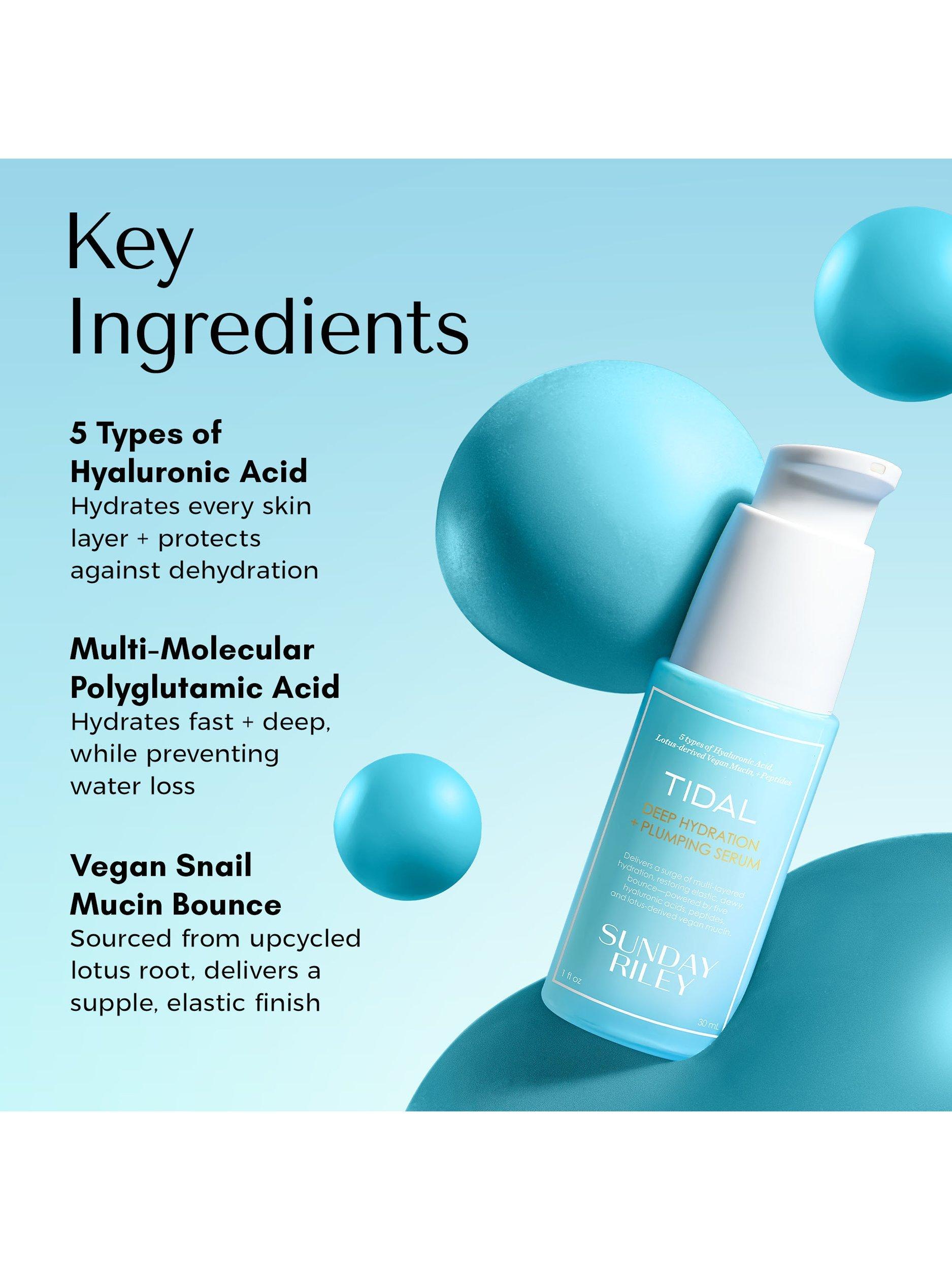 Sunday Riley Tidal plumping serum 30ml, imported from the UK