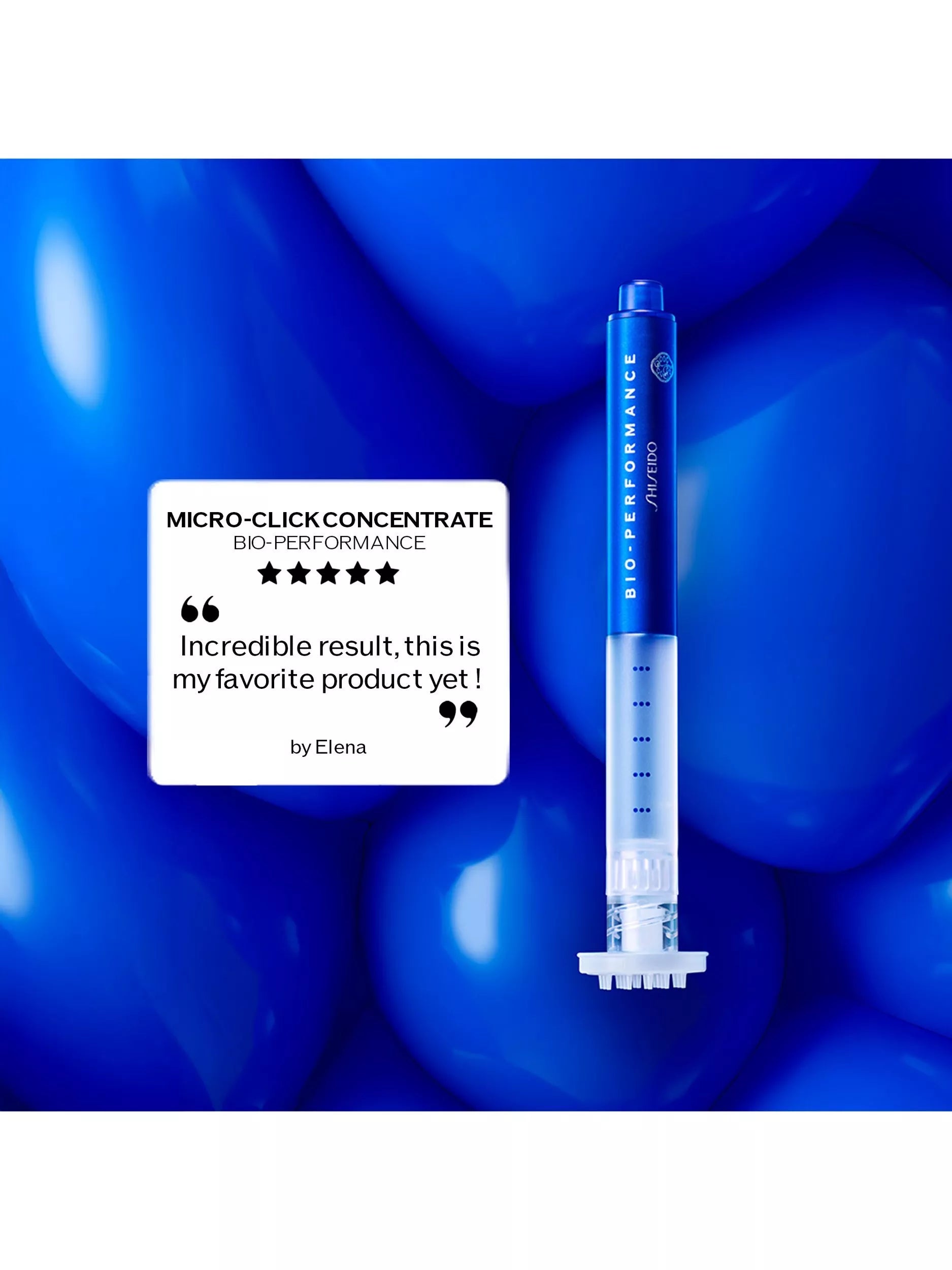 Shiseido Micro-Click anti-ageing concentrate 1.4ml - British product