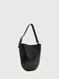 AllSaints Luna leather hobo bag in black - British product
