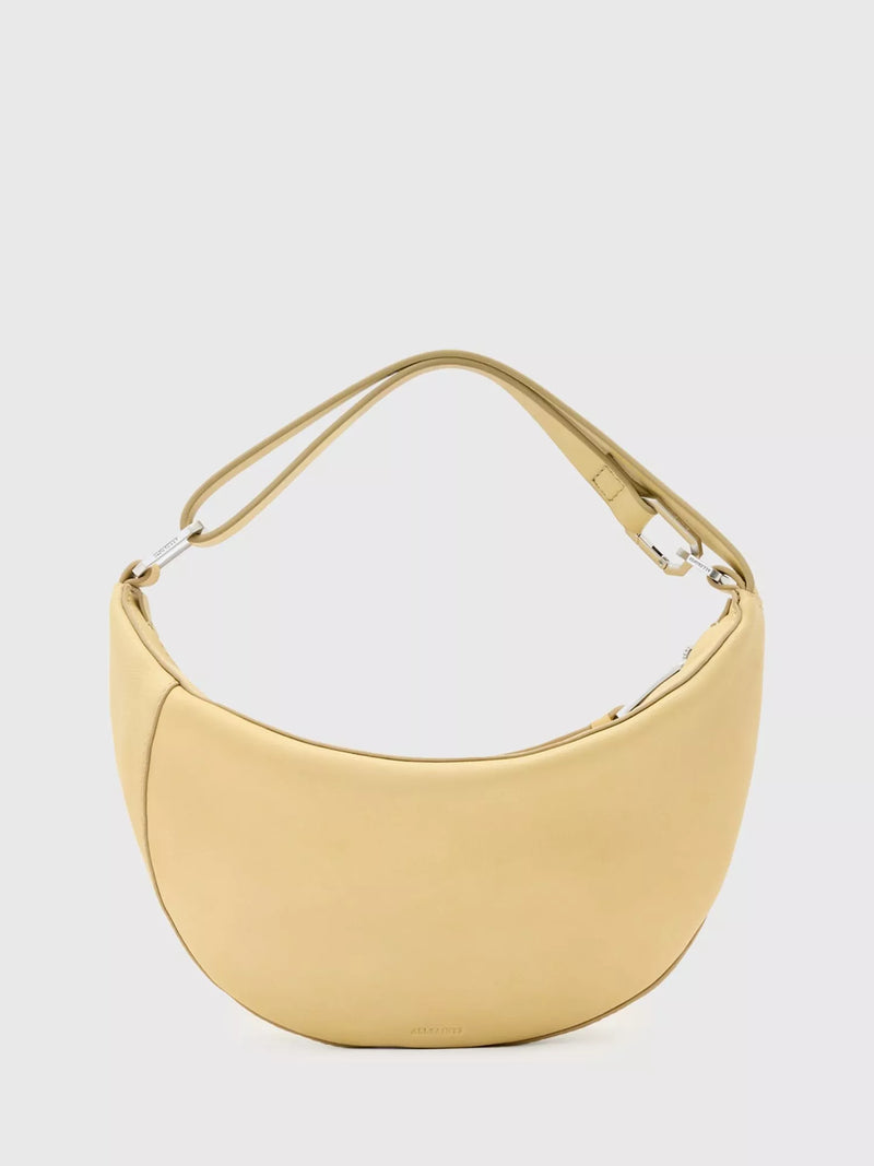 AllSaints Luna micro leather bag yellow mid - British product