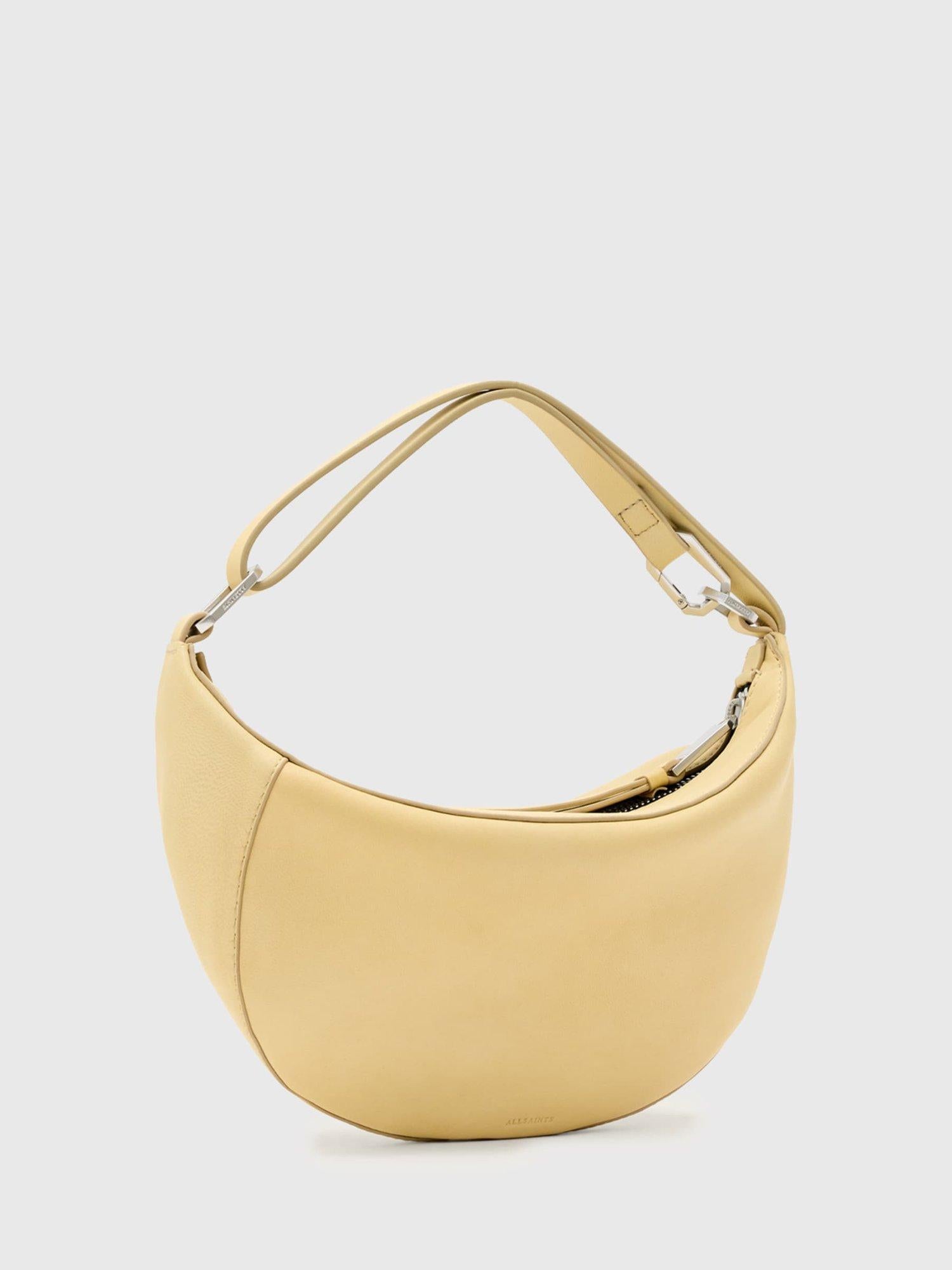 AllSaints Luna micro leather bag yellow mid - British product