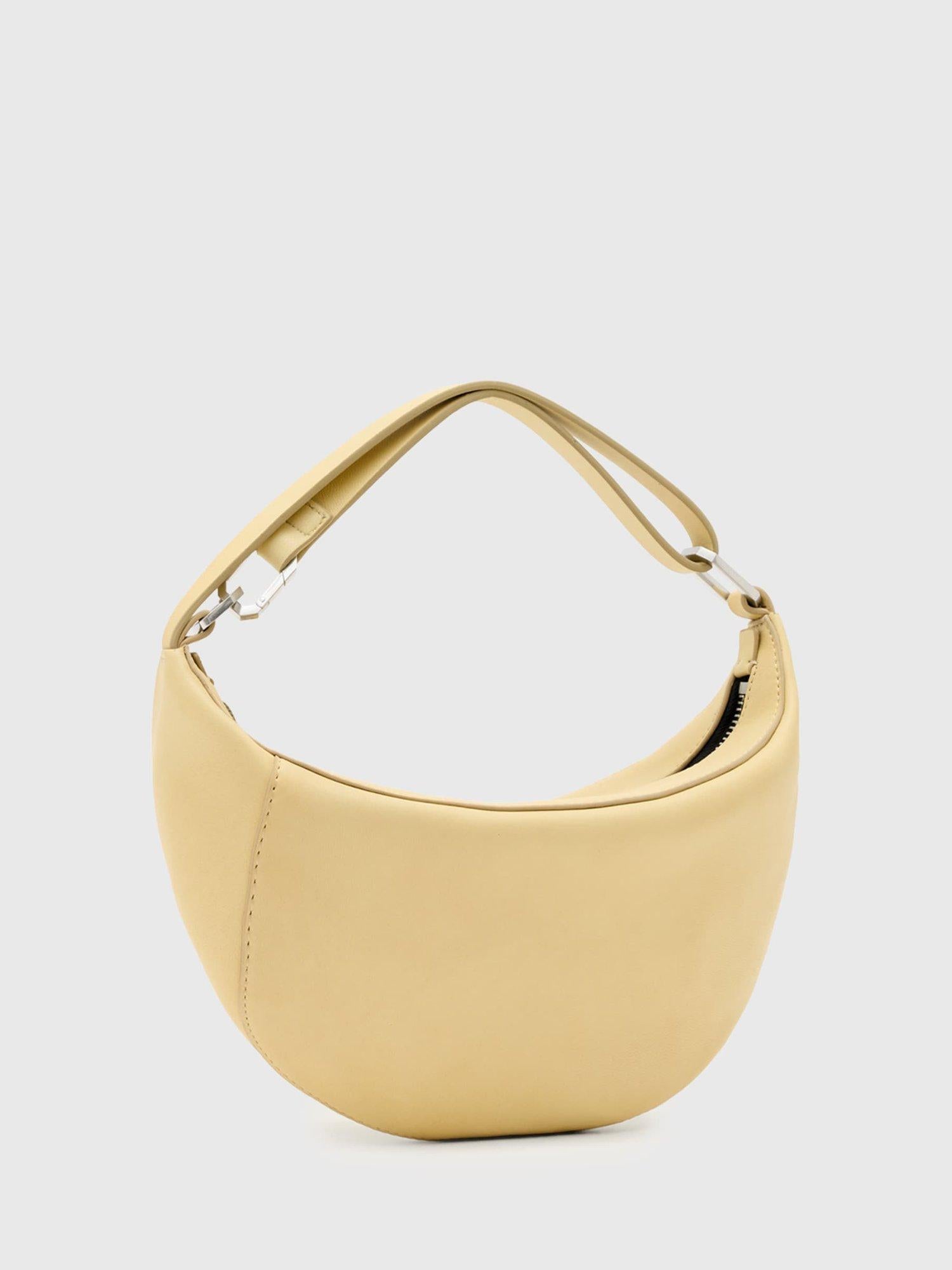 AllSaints Luna micro leather bag yellow mid - British product