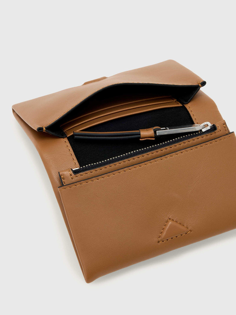 AllSaints Harluna leather bifold wallet - British product