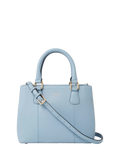Osprey London The Adaline Mini Leather Grab Bag, Celestial Blue