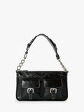 OSPREY LONDON Cali leather shoulder bag, imported from the UK