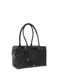 OSPREY LONDON High Flyer leather shoulder bag in black - British product
