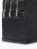 OSPREY LONDON High Flyer leather shoulder bag in black - British product