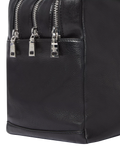 OSPREY LONDON High Flyer leather shoulder bag in black - British product