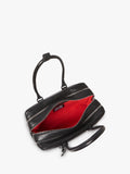 OSPREY LONDON High Flyer leather shoulder bag in black - British product