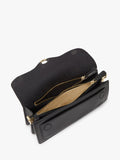 Osprey London Marlow leather shoulder bag with suede lining - British product