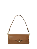 Osprey London Marlow leather shoulder bag with suede lining - British product