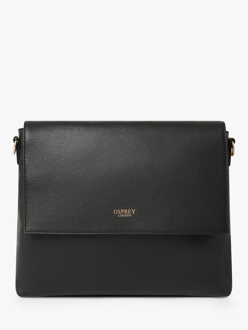 OSPREY LONDON Runner crossbody bag in leather, UK version