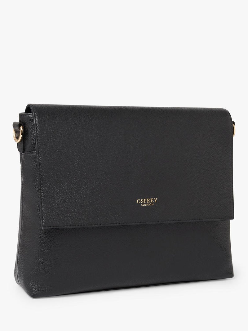 OSPREY LONDON Runner crossbody bag in leather, UK version