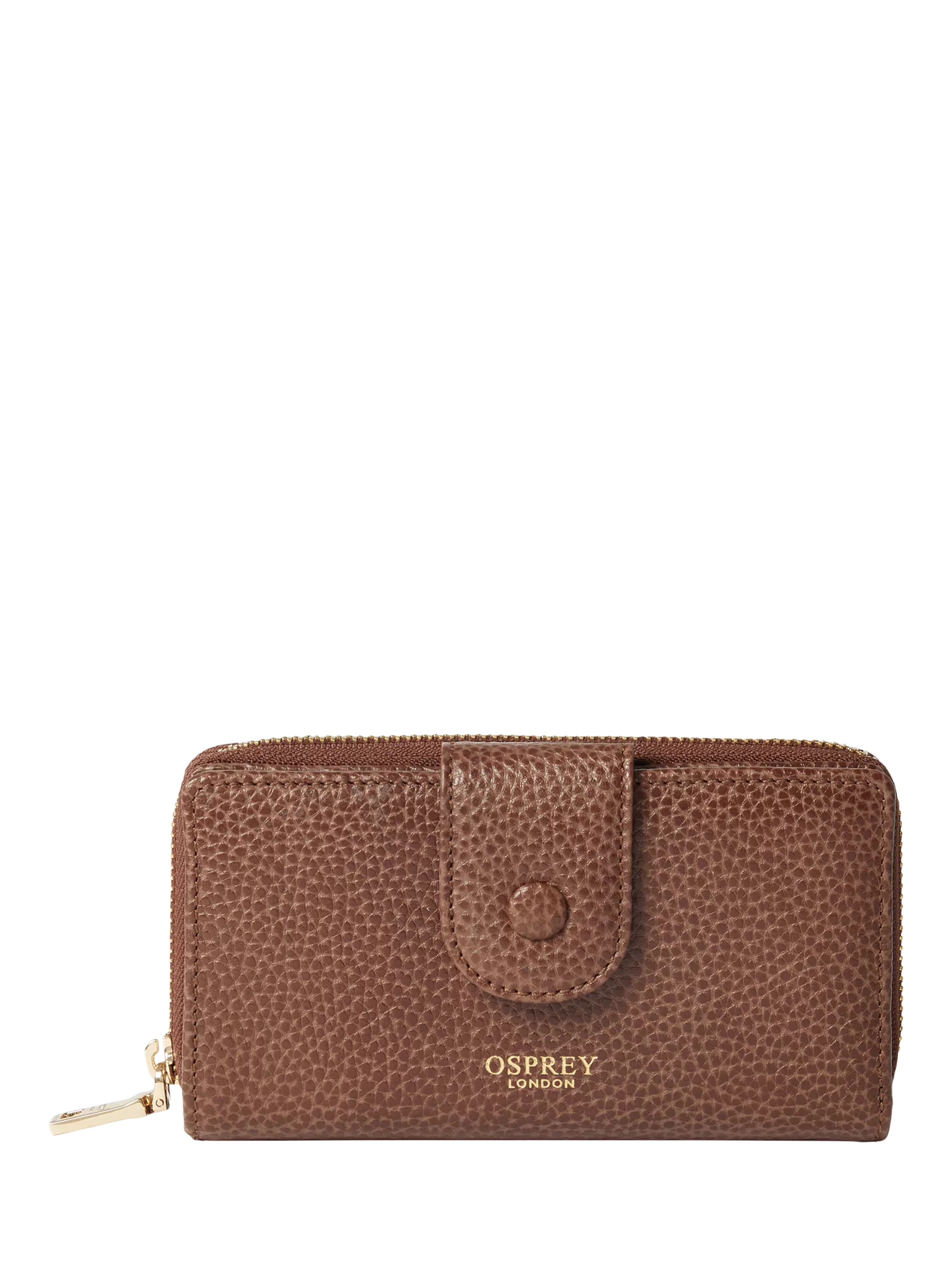 OSPREY LONDON Core Medium Leather Popper Matinee Purse