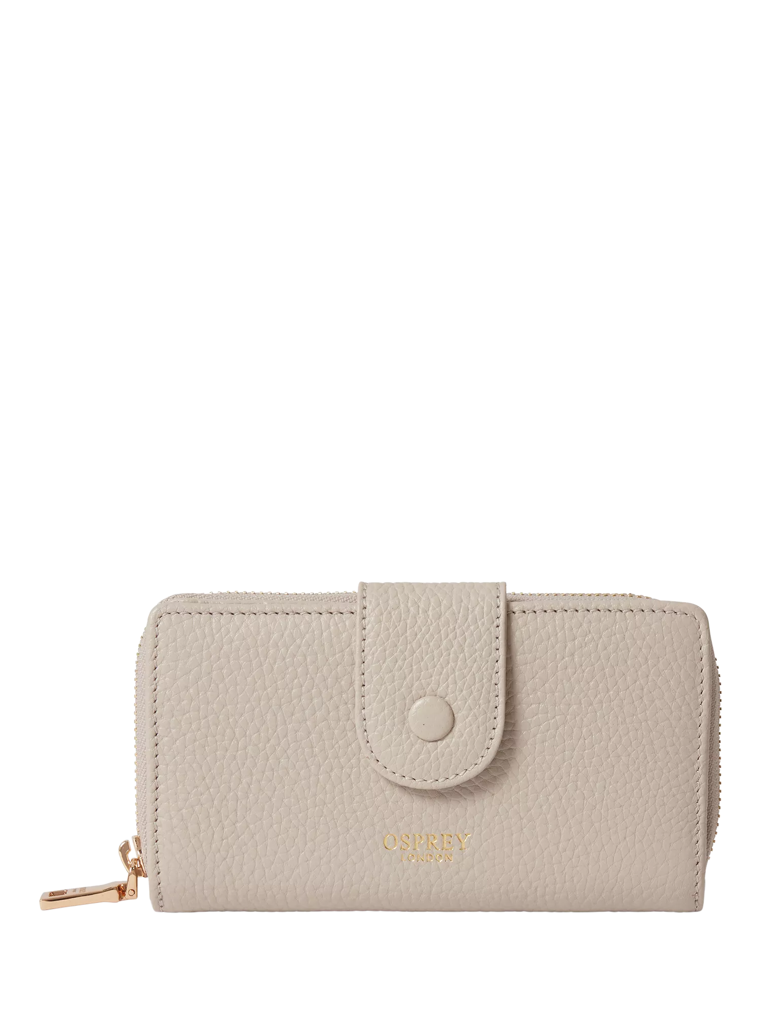 OSPREY LONDON Core Medium Leather Popper Matinee Purse