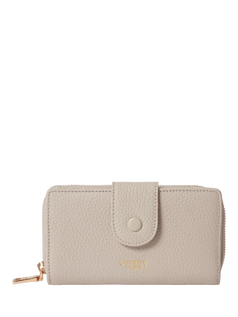 OSPREY LONDON Core Medium Leather Popper Matinee Purse
