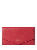 OSPREY LONDON Core Medium Leather Zip Matinee Purse, Rosewood