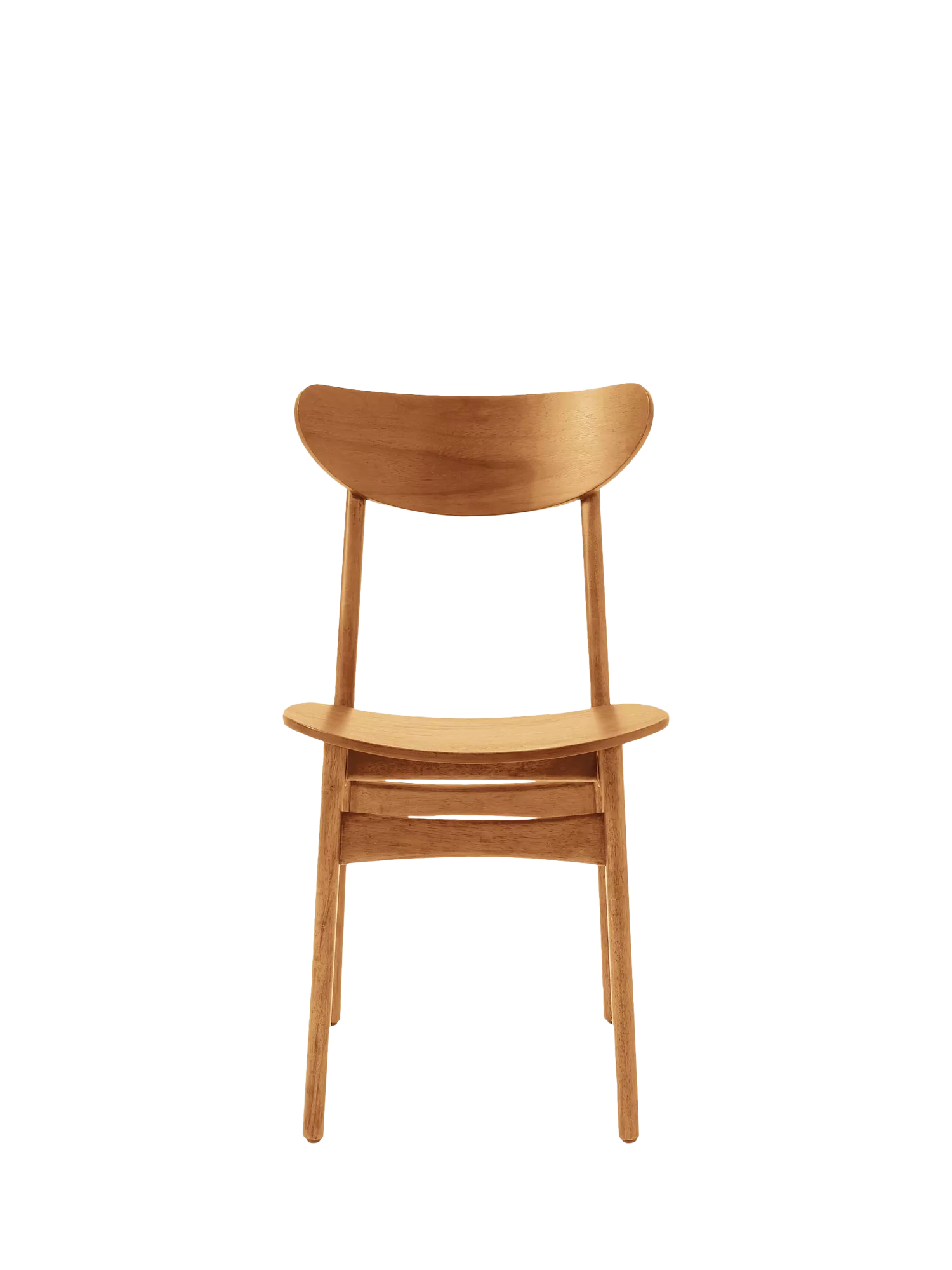 West Elm Classic Café Dining Chair in Acorn finish - British product