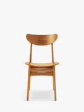 West Elm Classic Café Dining Chair in Acorn finish - British product