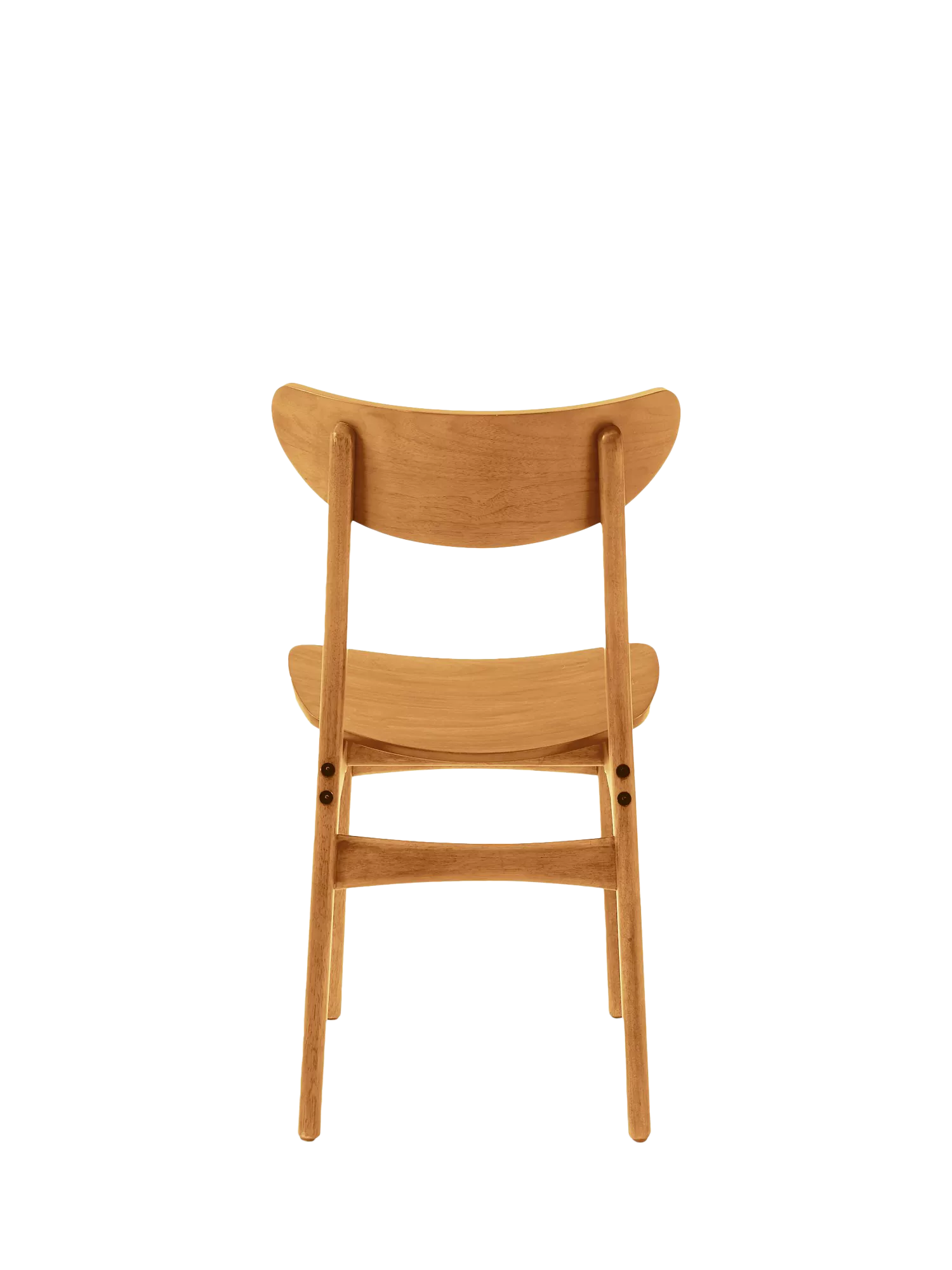 West Elm Classic Café Dining Chair in Acorn finish - British product