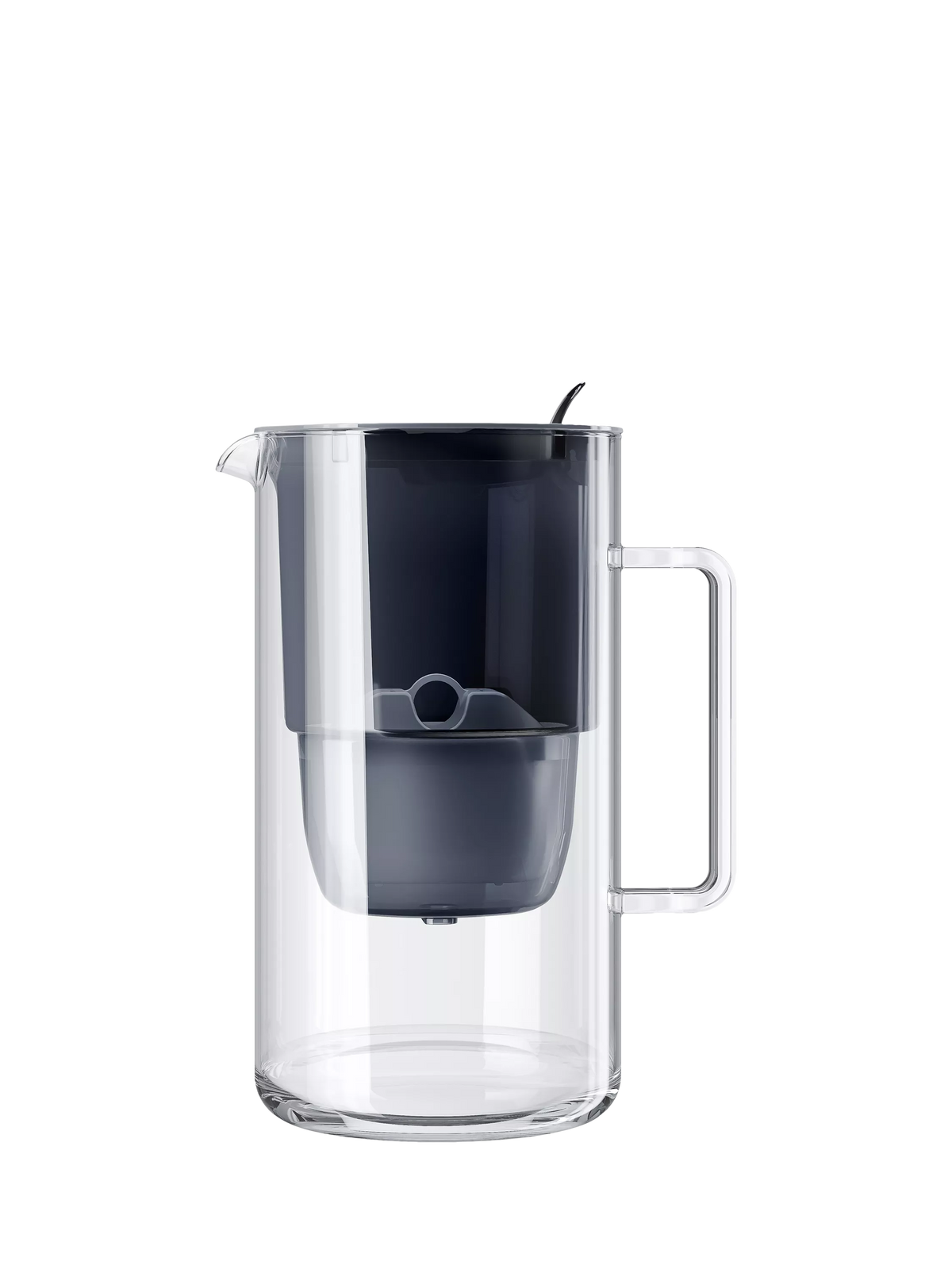 Aquaphor glass water filter jug black 2.5L, imported from the UK