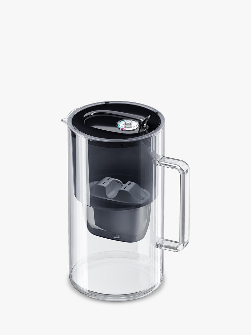 Aquaphor glass water filter jug black 2.5L, imported from the UK