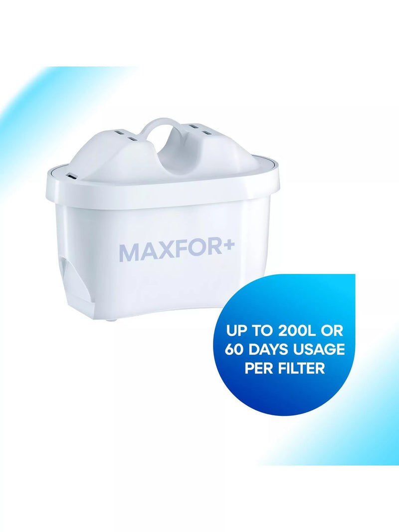 Aquaphor glass water filter jug black 2.5L, imported from the UK