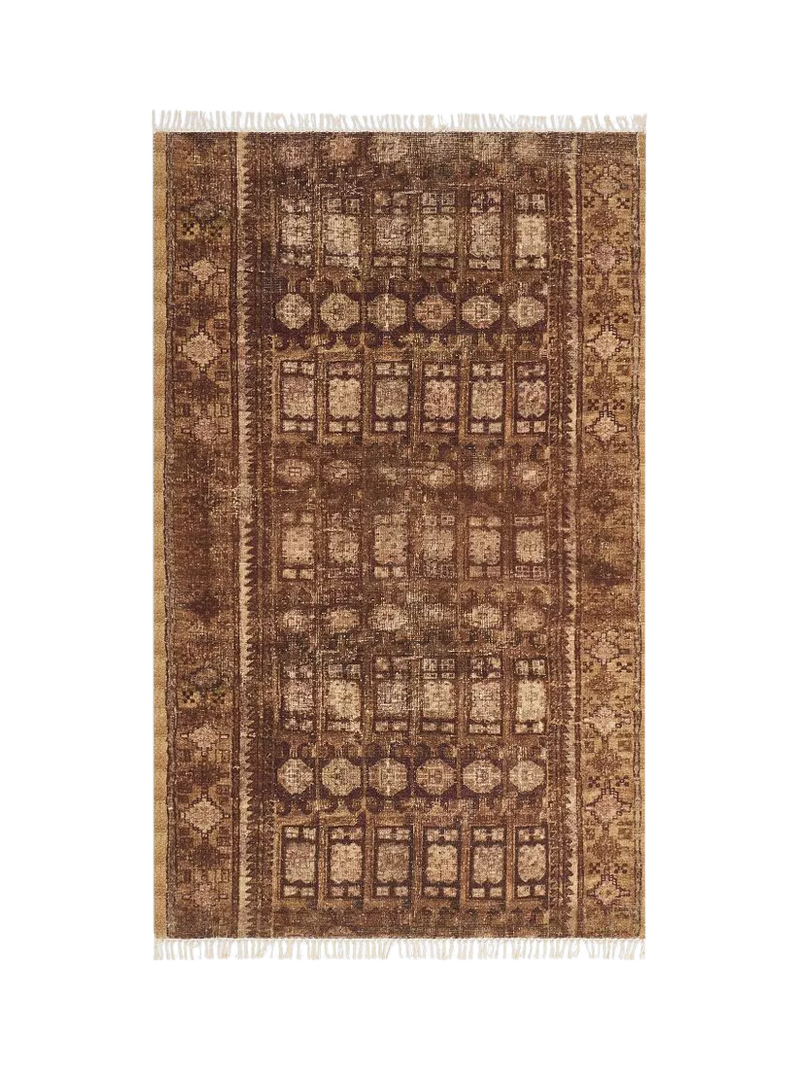 West Elm Camelia Reversible Rug, Cumin, 5 x 8