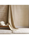 West Elm rounded wool rug hand tufted sand - British product